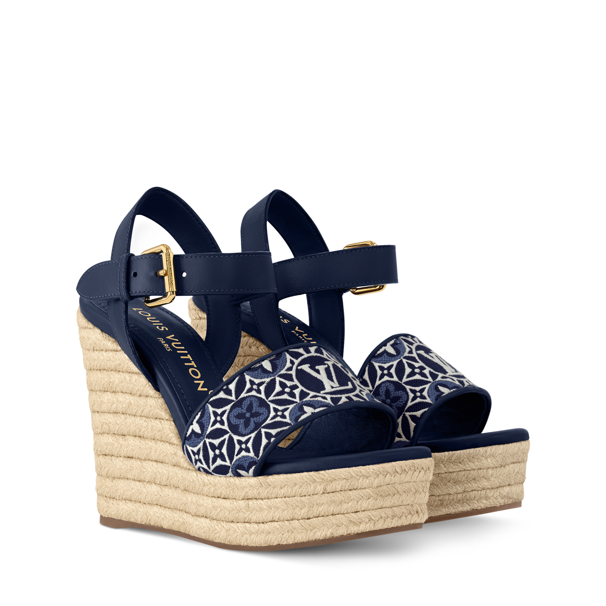 Alpargata con cuña Helios  Mujer Zapatos Sandalias y alpargatas | LOUIS VUITTON (Zoom de producto)