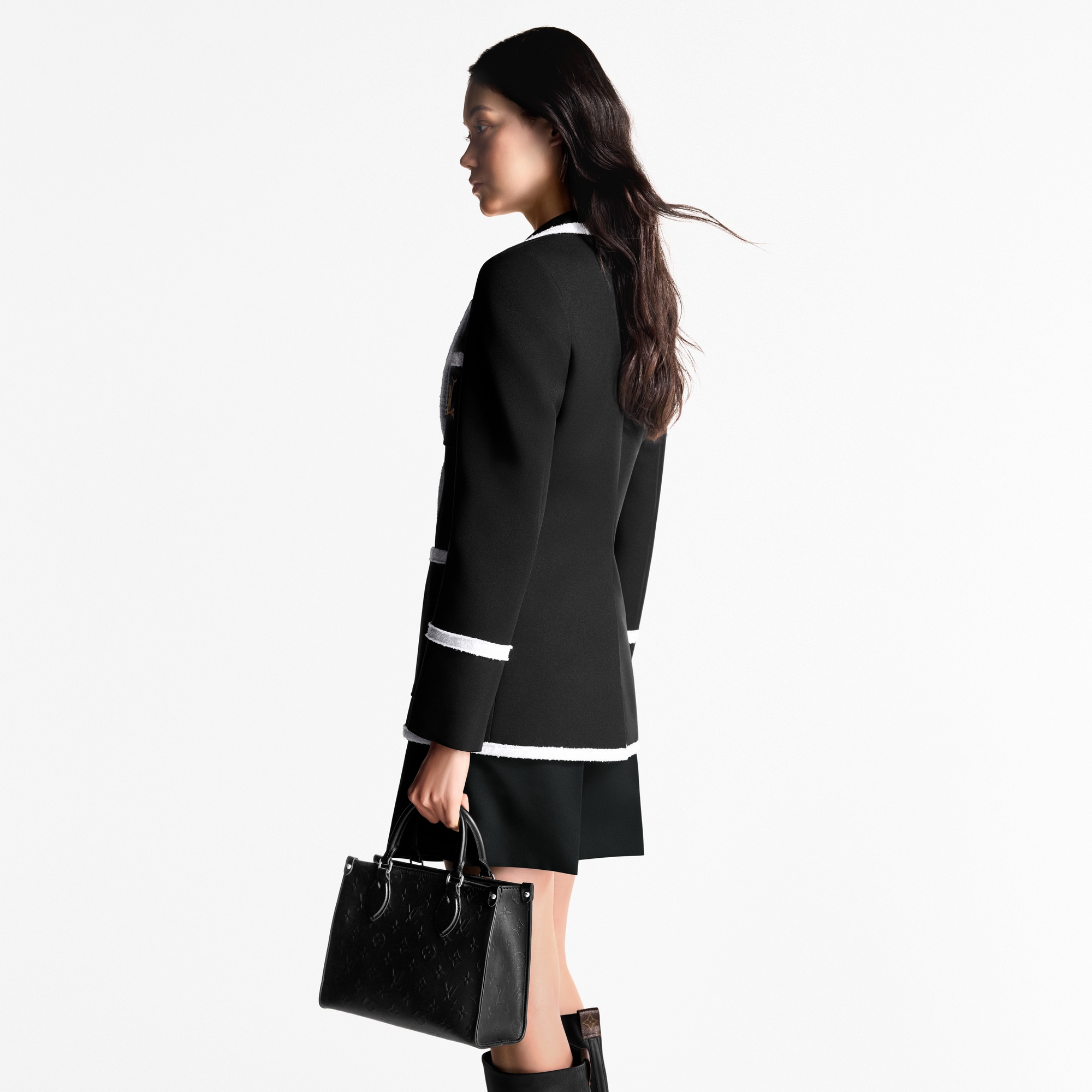 Americana con ribetes de tweed  Mujer Prêt-à-Porter Abrigos y chaquetas | LOUIS VUITTON (Zoom de producto)