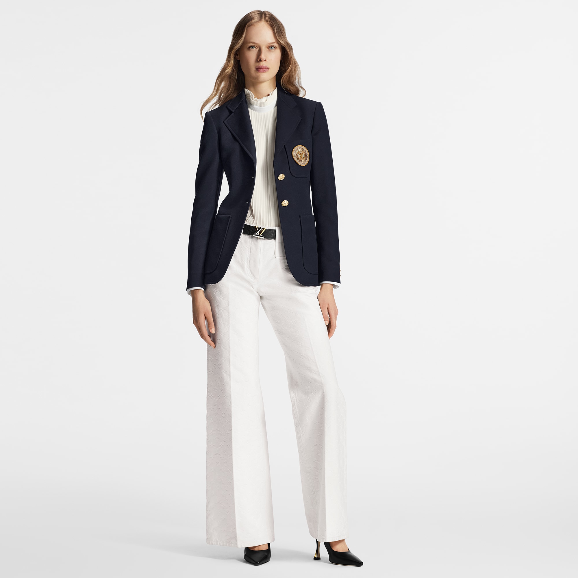 Americana universitaria  Mujer Prêt-à-Porter Abrigos y chaquetas | LOUIS VUITTON (Zoom de producto)