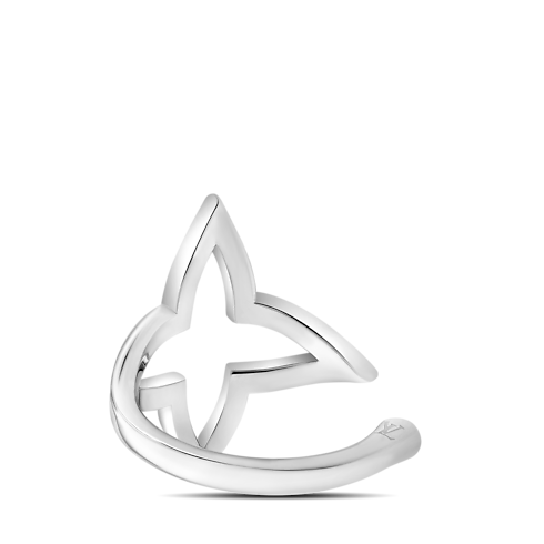 Anillo abierto Ombre Blossom de oro blanco y diamantes Joyería Categorías Anillos | LOUIS VUITTON (Zoom de producto)