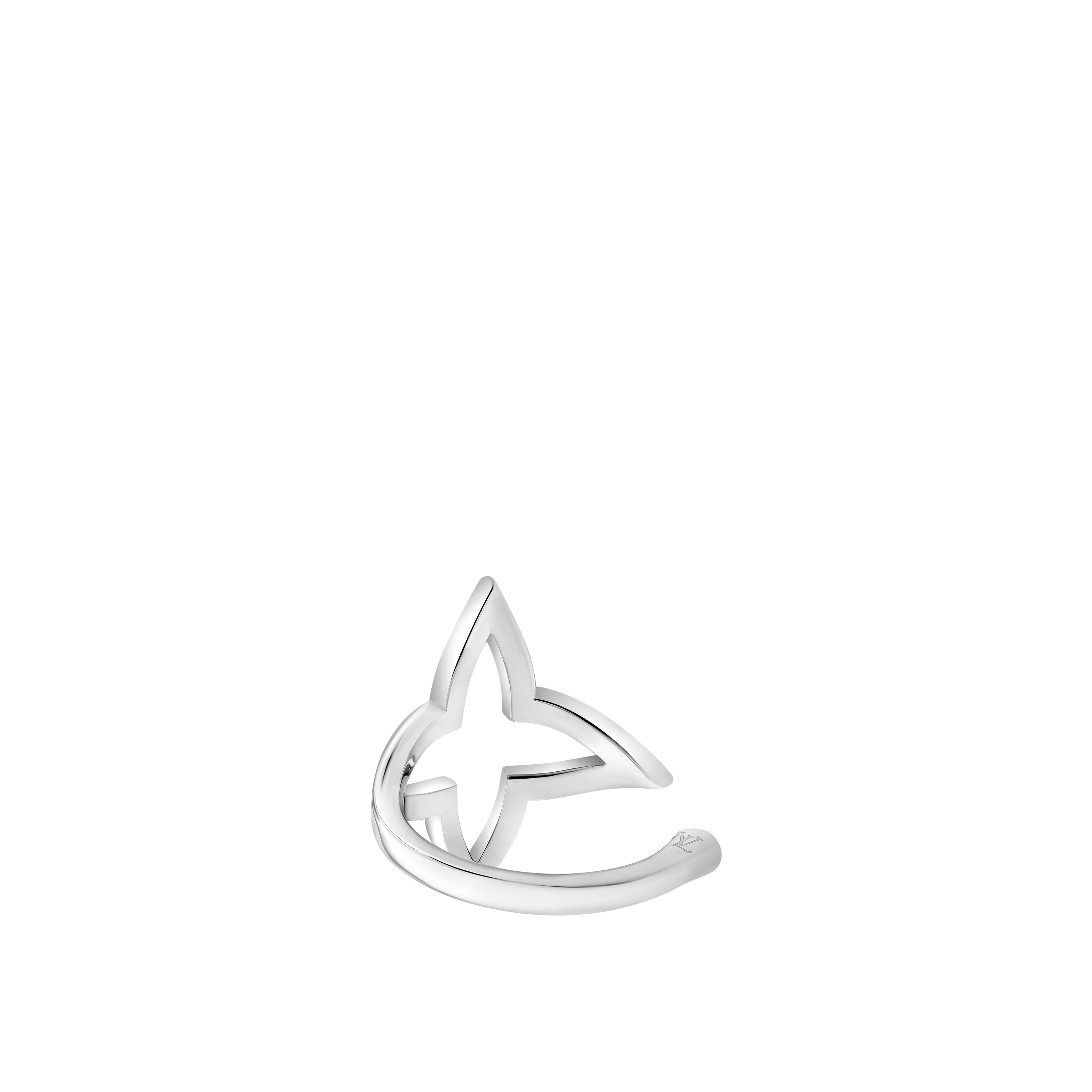 Anillo abierto Ombre Blossom de oro blanco y diamantes  Joyería Categorías Anillos | LOUIS VUITTON (Zoom de producto)