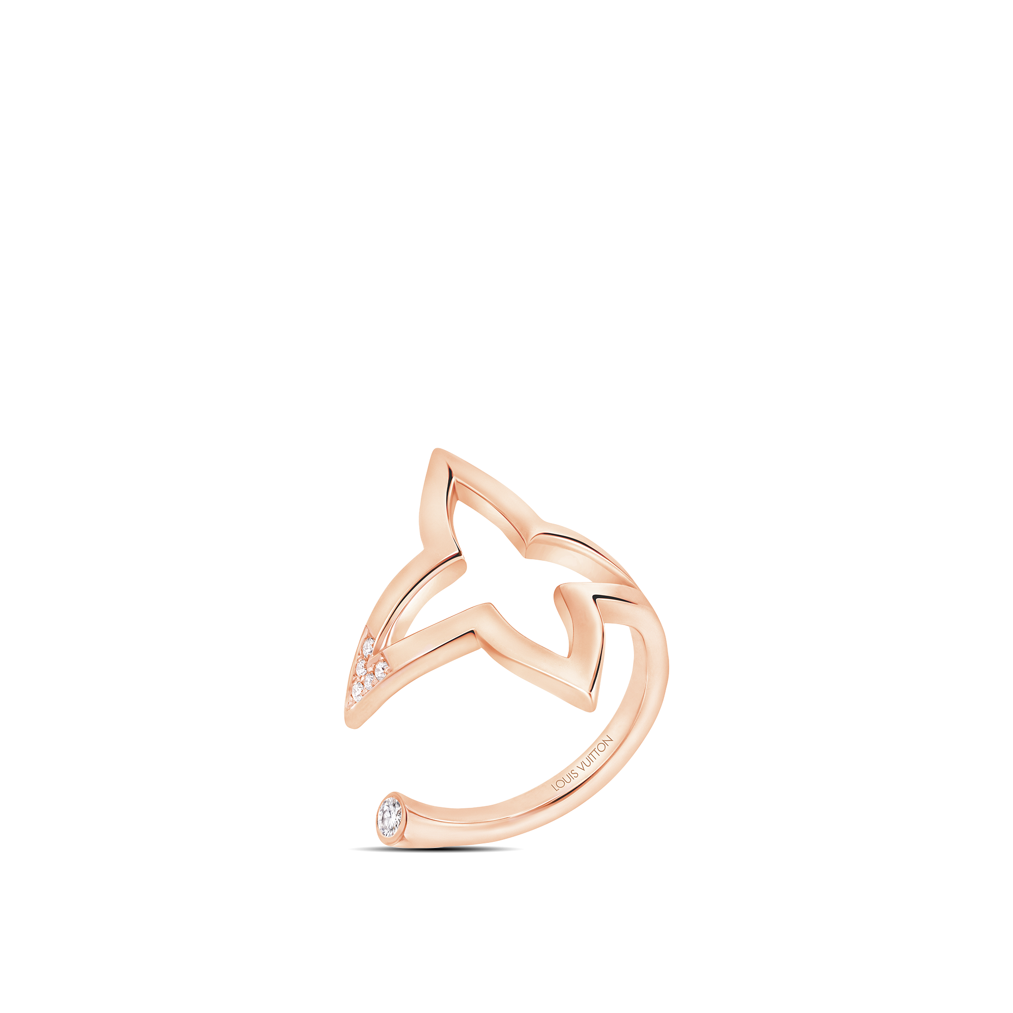 Anillo abierto Ombre Blossom de oro rosa y diamantes  Joyería Categorías Anillos | LOUIS VUITTON (Zoom de producto)