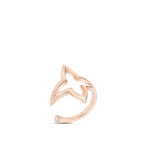Anillo abierto Ombre Blossom de oro rosa y diamantes Joyería Categorías Anillos | LOUIS VUITTON (Zoom de producto)