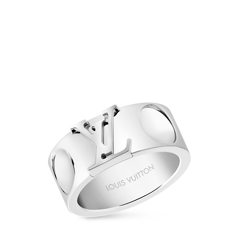 Anillo ancho Empreinte de oro blanco Joyería Categorías Joyería | LOUIS VUITTON (Zoom de producto)