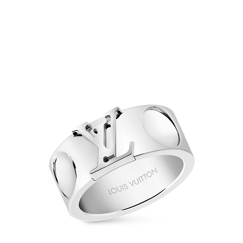 Anillo ancho Empreinte de oro blanco Joyería Categorías Joyería | LOUIS VUITTON (Zoom de producto)