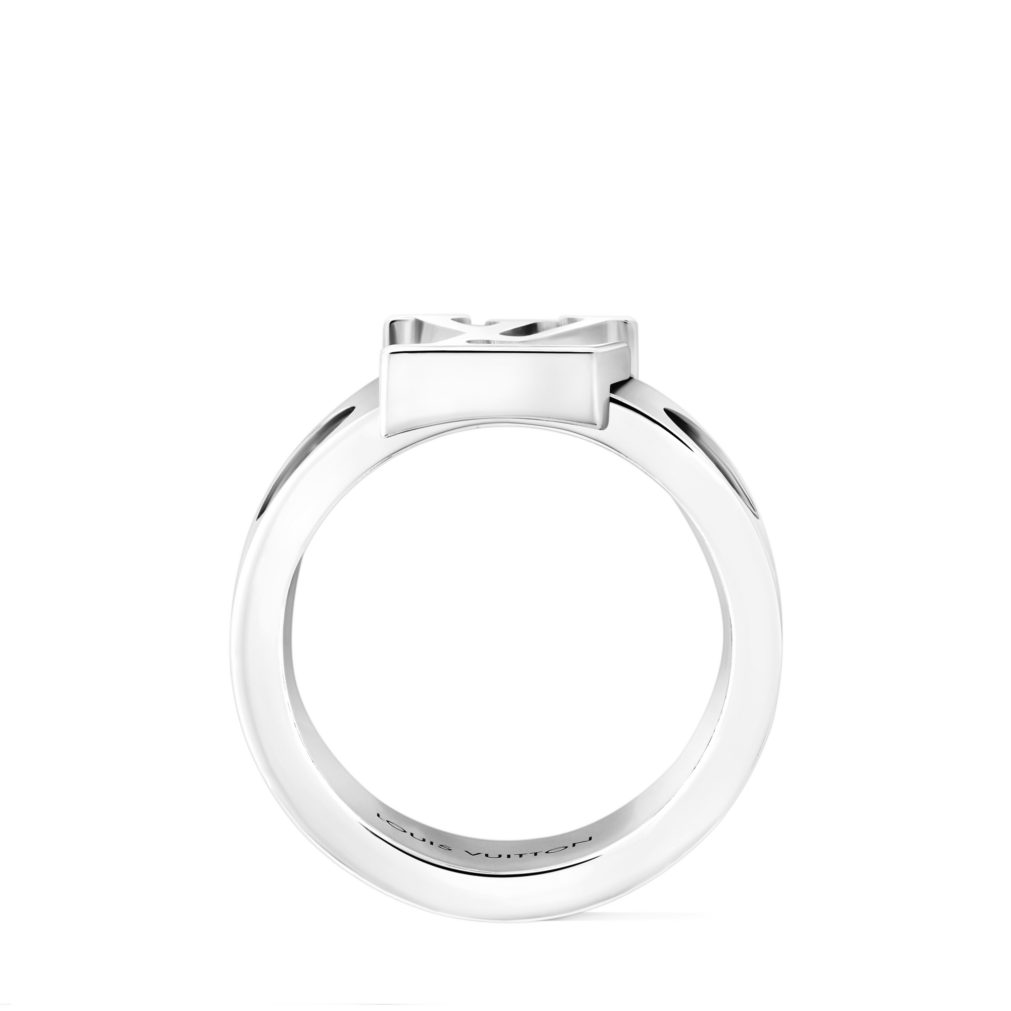 Anillo ancho Empreinte de oro blanco  Joyería Categorías Joyería | LOUIS VUITTON (Zoom de producto)