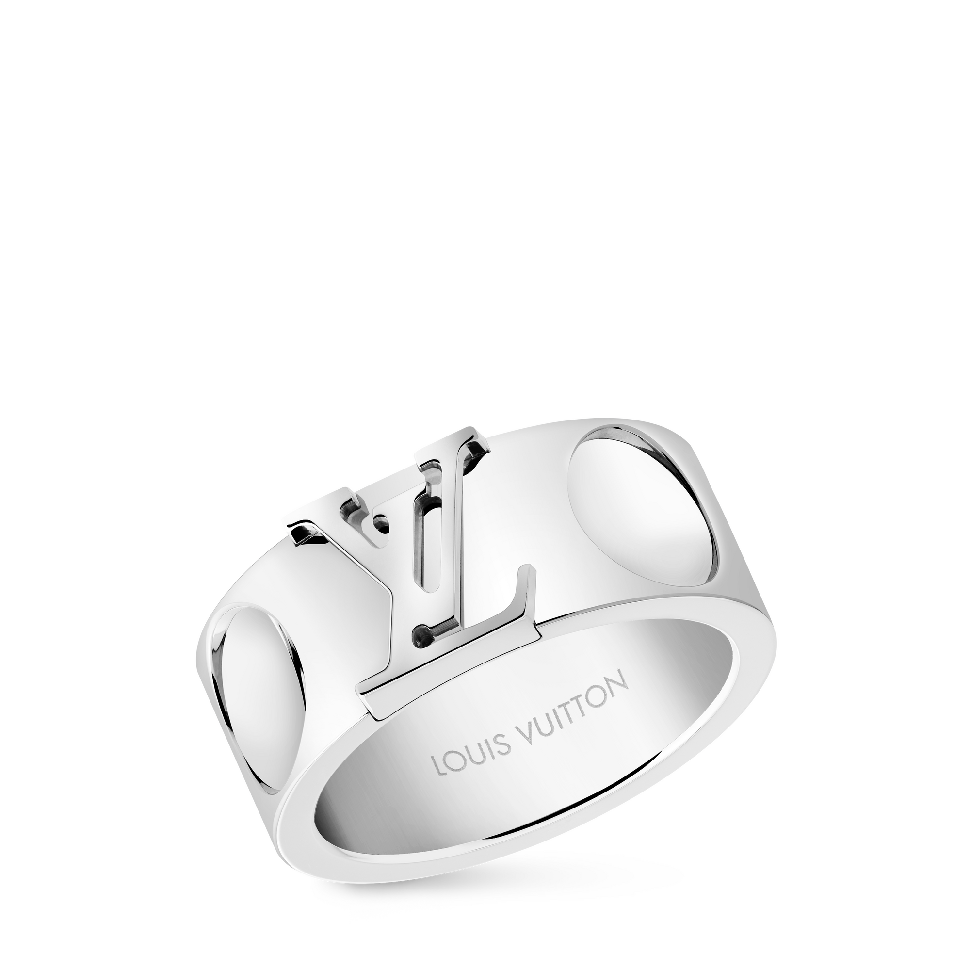 Anillo ancho Empreinte de oro blanco  Joyería Categorías Joyería | LOUIS VUITTON (Zoom de producto)