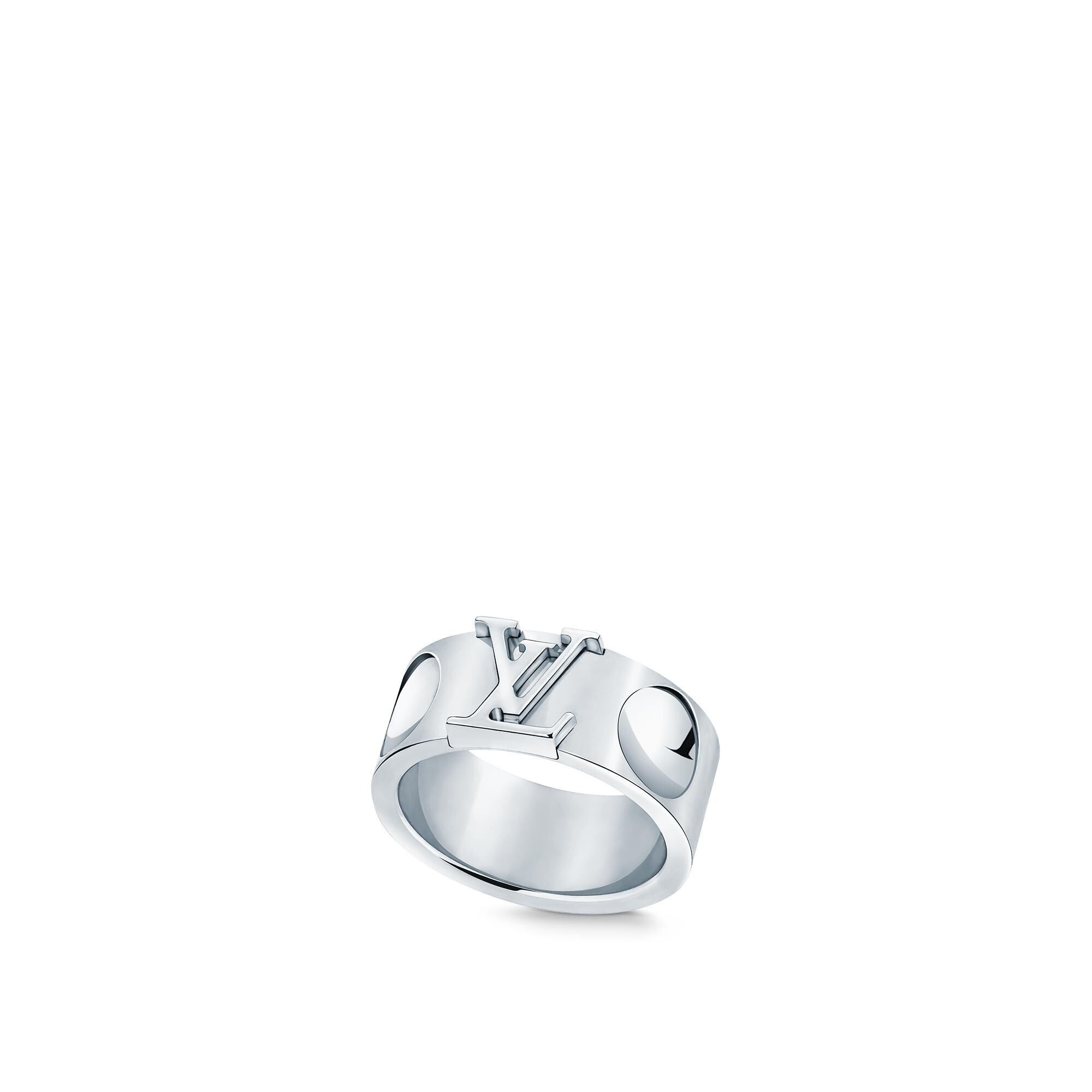 Anillo ancho Empreinte de oro blanco  Joyería Categorías Joyería | LOUIS VUITTON (Zoom de producto)
