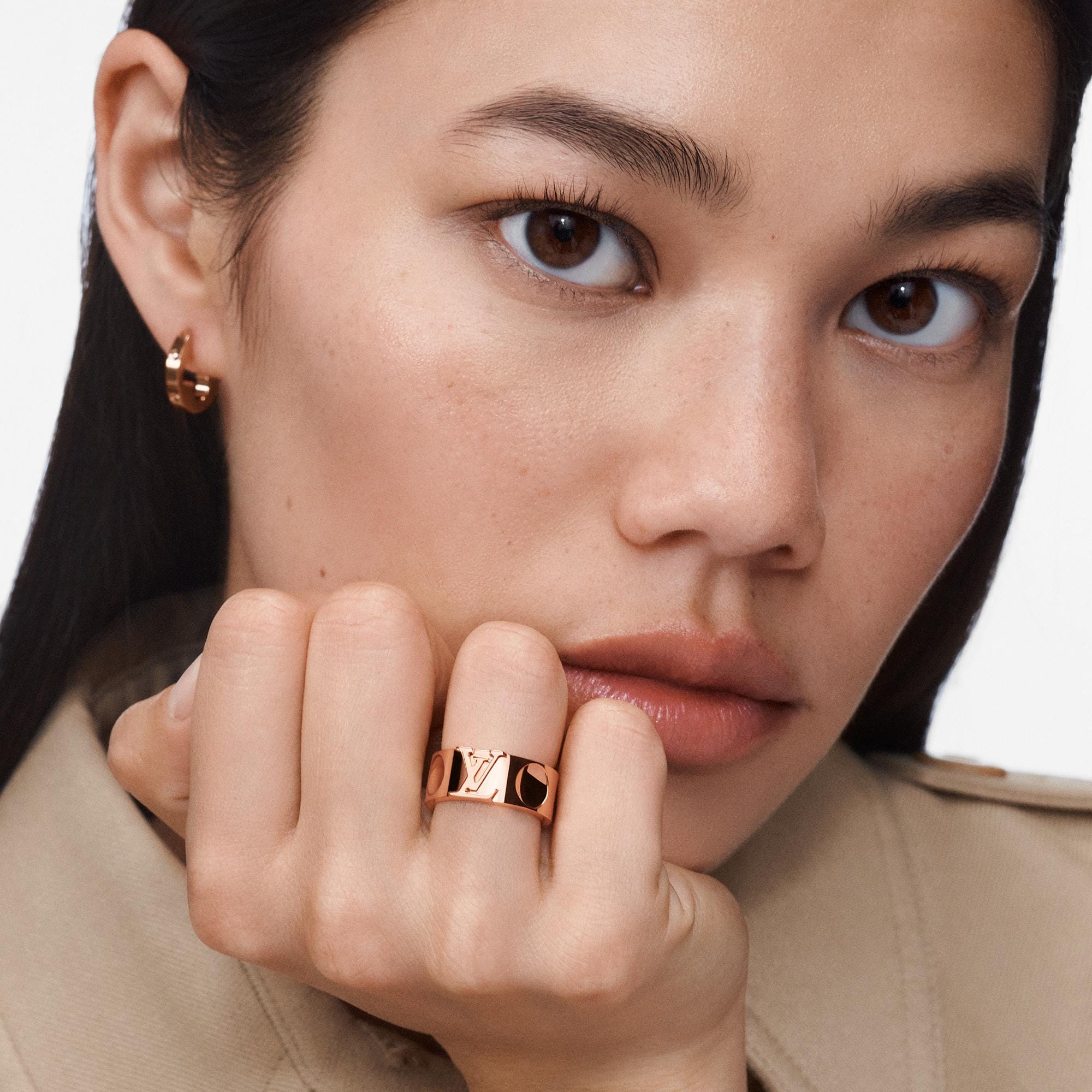 Anillo ancho Empreinte de oro rosa  Joyería Categorías Joyería | LOUIS VUITTON (Zoom de producto)