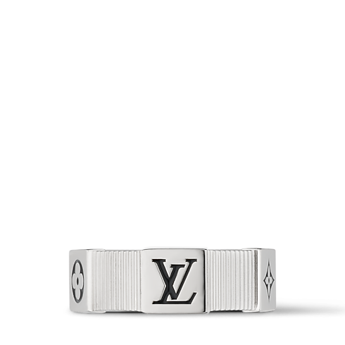 Anillo Damier Staples Lozine S00 Hombre Joyería Anillos | LOUIS VUITTON (Zoom de producto)