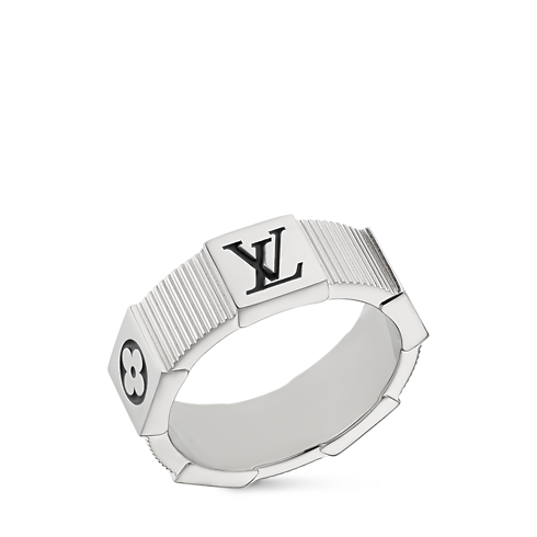Anillo Damier Staples Lozine S00 Hombre Joyería Anillos | LOUIS VUITTON (Zoom de producto)