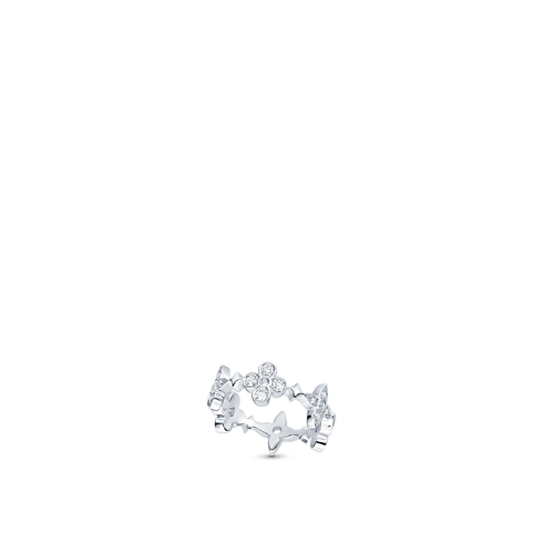 Anillo Dentelle de oro blanco y diamantes Joyería Categorías Anillos | LOUIS VUITTON (Zoom de producto)