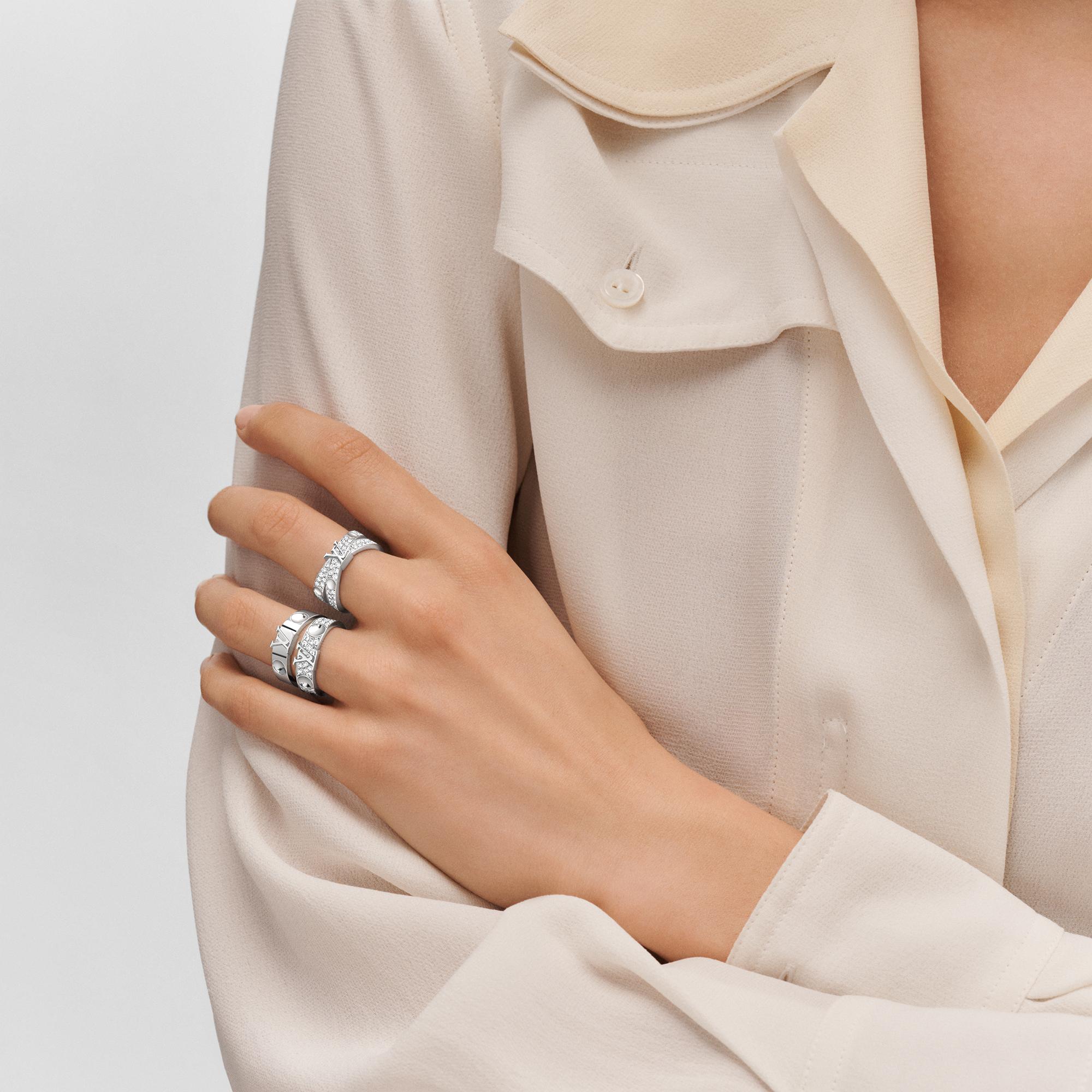 Anillo Empreinte de oro blanco y diamantes  Joyería Categorías Joyería | LOUIS VUITTON (Zoom de producto)