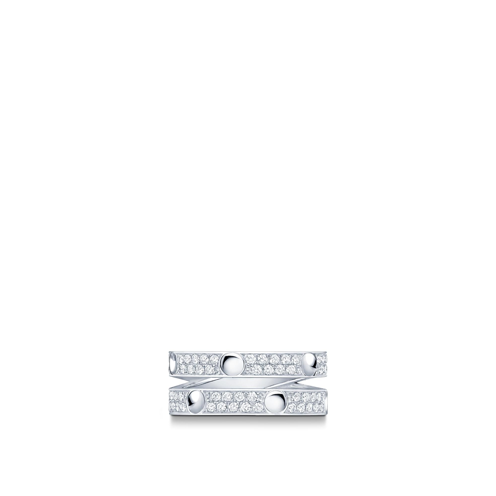 Anillo Empreinte de oro blanco y diamantes  Joyería Categorías Joyería | LOUIS VUITTON (Zoom de producto)