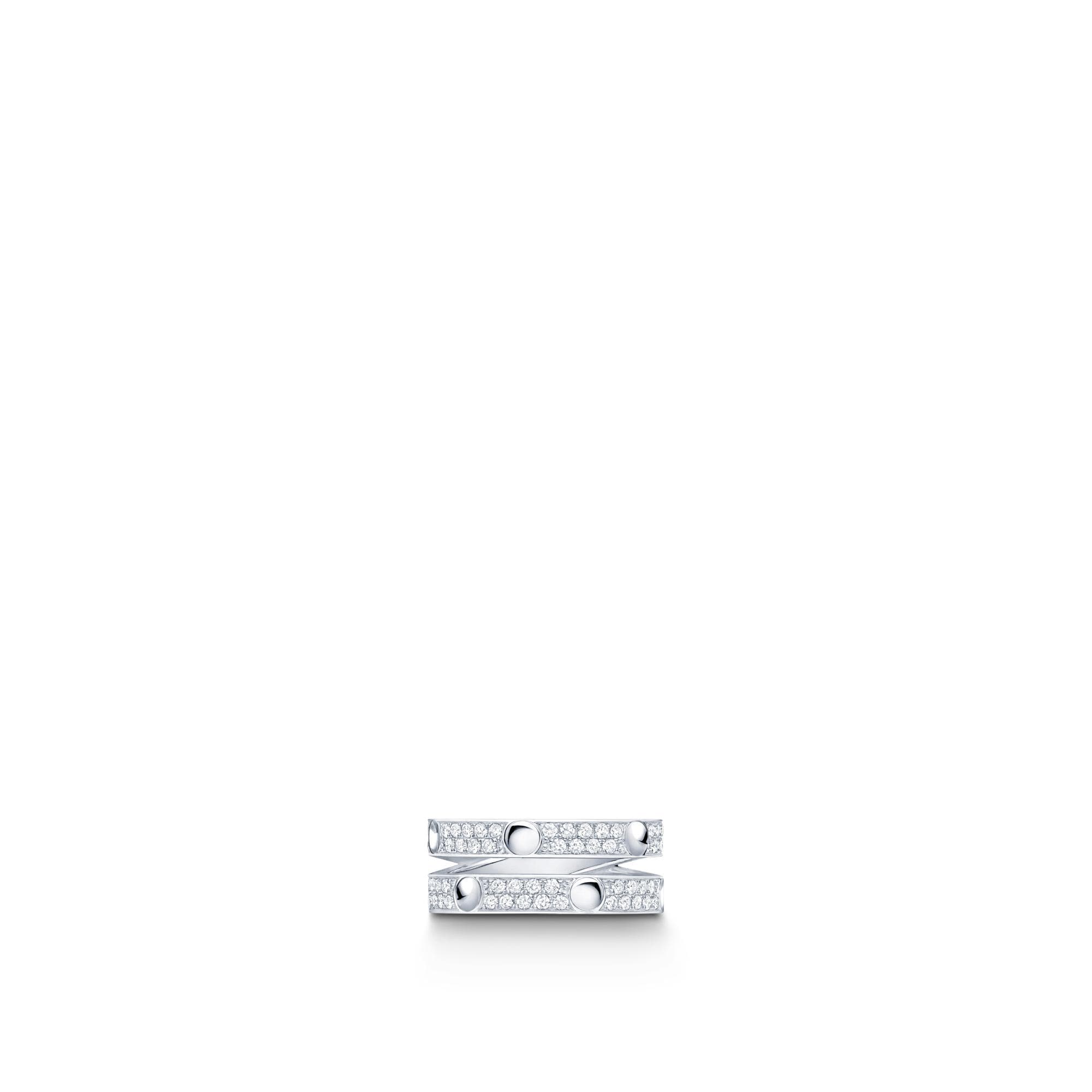 Anillo Empreinte de oro blanco y diamantes  Joyería Categorías Joyería | LOUIS VUITTON (Zoom de producto)