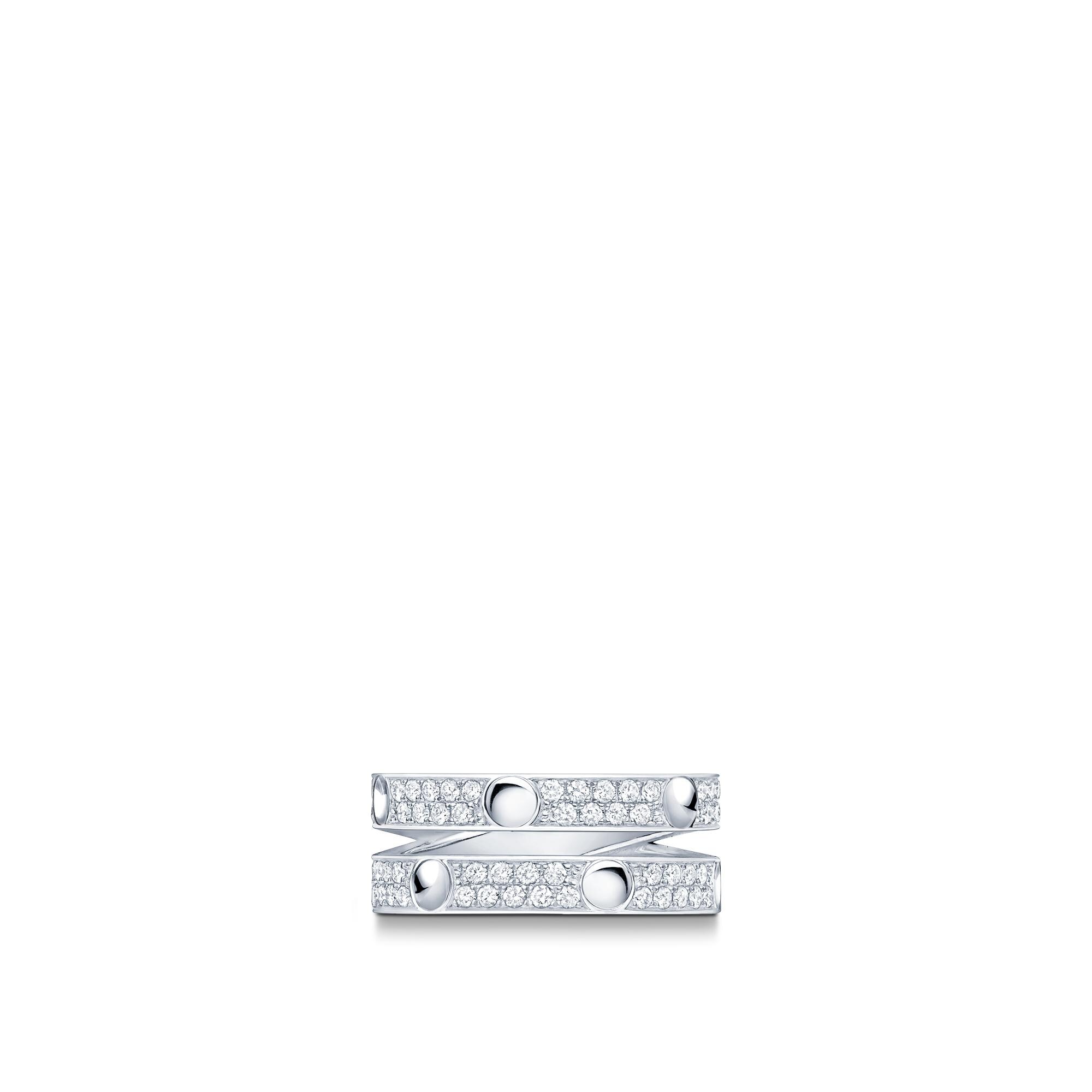 Anillo Empreinte de oro blanco y diamantes  Joyería Categorías Joyería | LOUIS VUITTON (Zoom de producto)