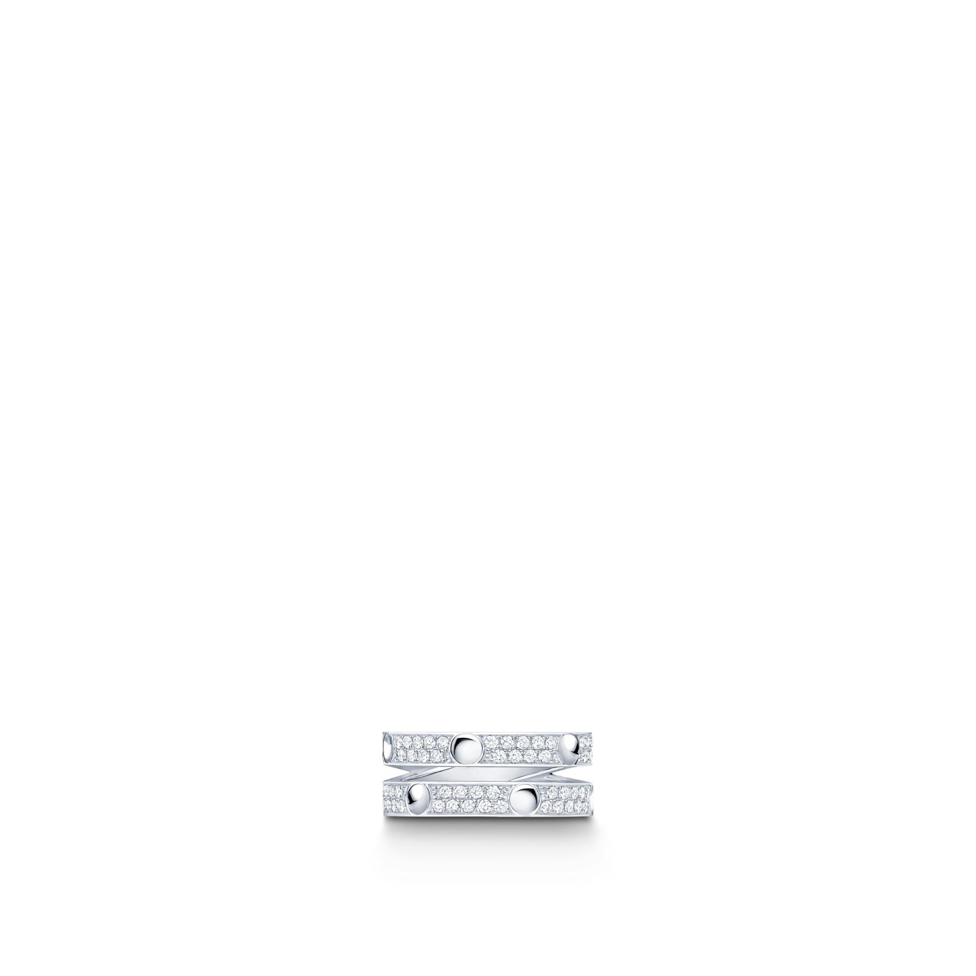 Anillo Empreinte de oro blanco y diamantes  Joyería Categorías Joyería | LOUIS VUITTON (Zoom de producto)