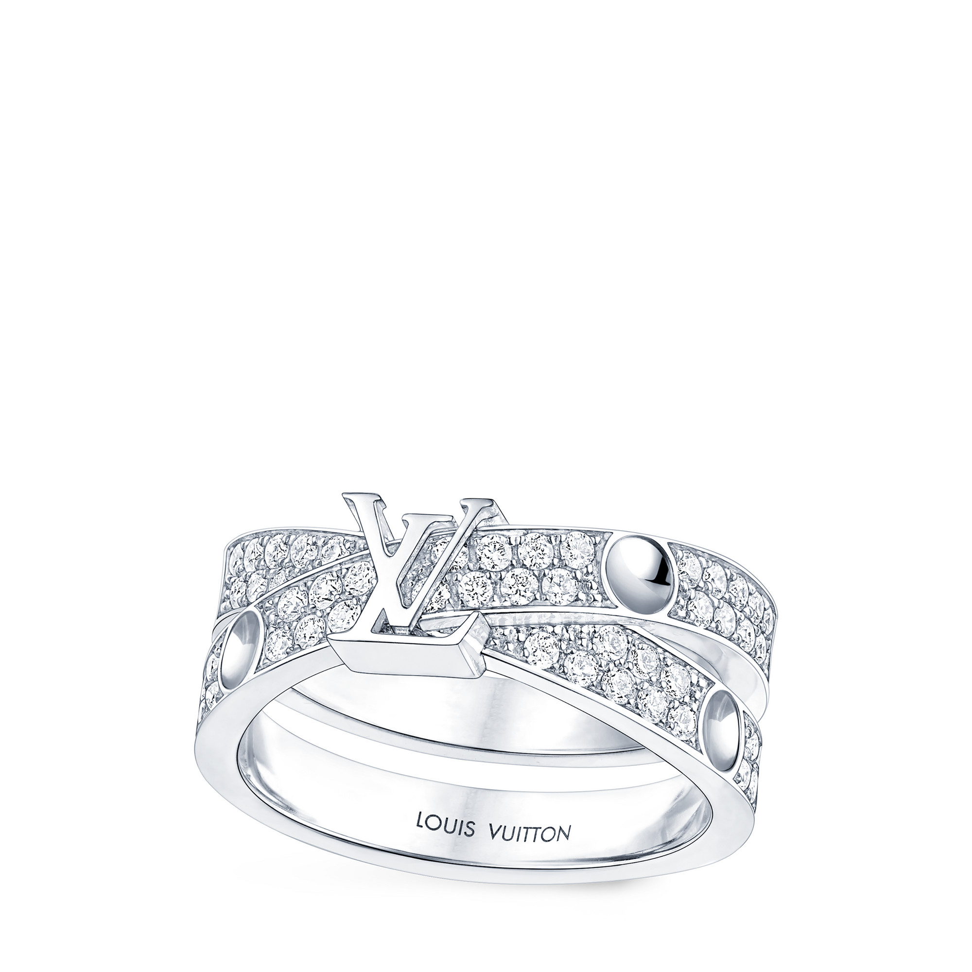 Anillo Empreinte de oro blanco y diamantes  Joyería Categorías Joyería | LOUIS VUITTON (Zoom de producto)
