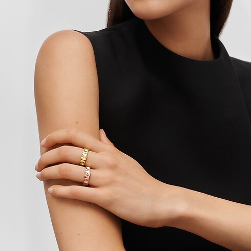 Anillo Empreinte De Oro Rosa Hombre Discontinued Product Obs 12 | LOUIS VUITTON (Zoom de producto)