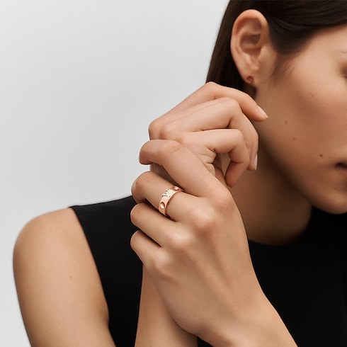 Anillo Empreinte De Oro Rosa Hombre Discontinued Product Obs 12 | LOUIS VUITTON (Zoom de producto)