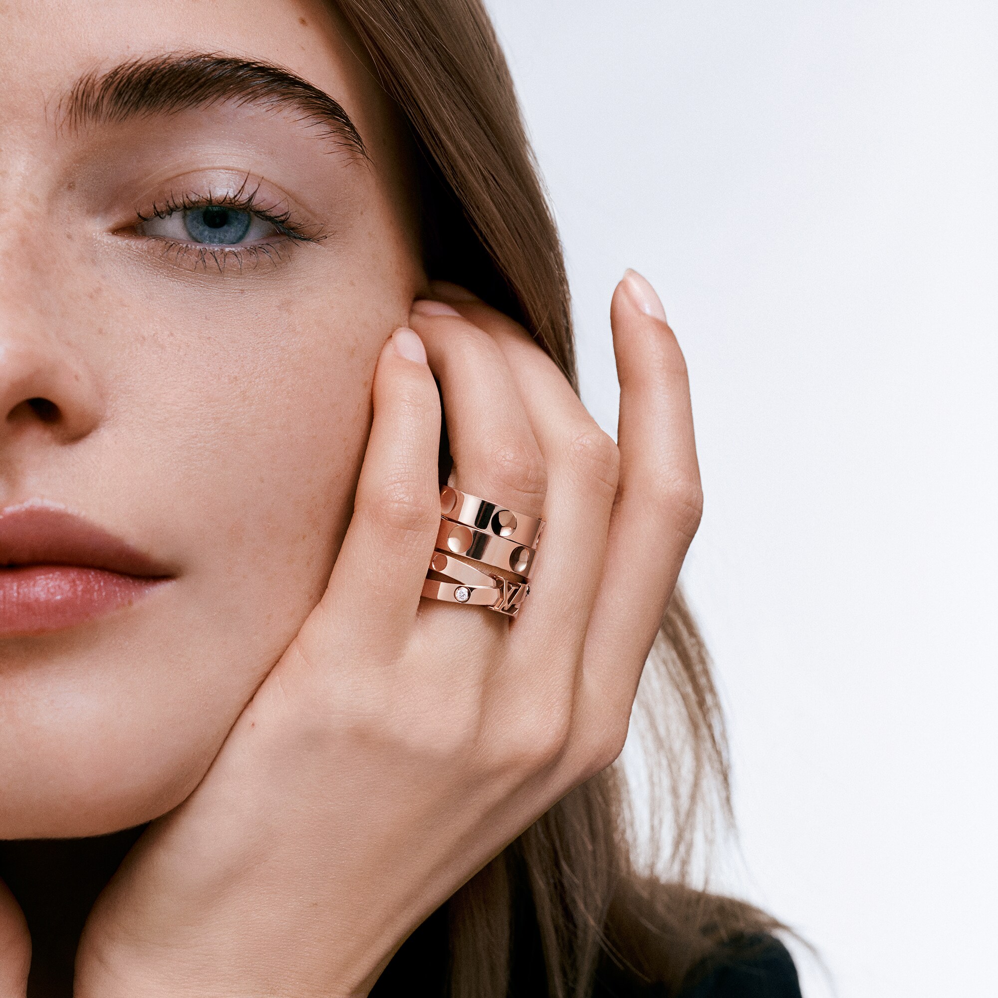 Anillo Empreinte de oro rosa y diamantes  Joyería Categorías Joyería | LOUIS VUITTON (Zoom de producto)