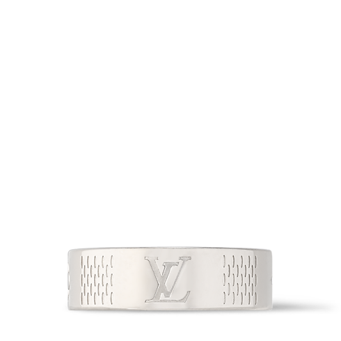 Anillo fino Damier Staples S00 Hombre Joyería Anillos | LOUIS VUITTON (Zoom de producto)