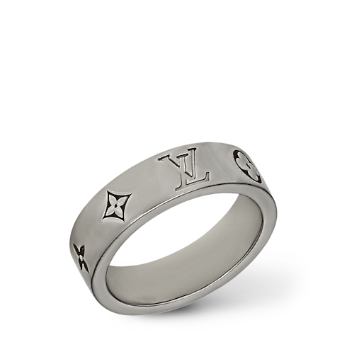 Anillo fino LV Mosaic S00 Hombre Joyería Anillos | LOUIS VUITTON (Zoom de producto)