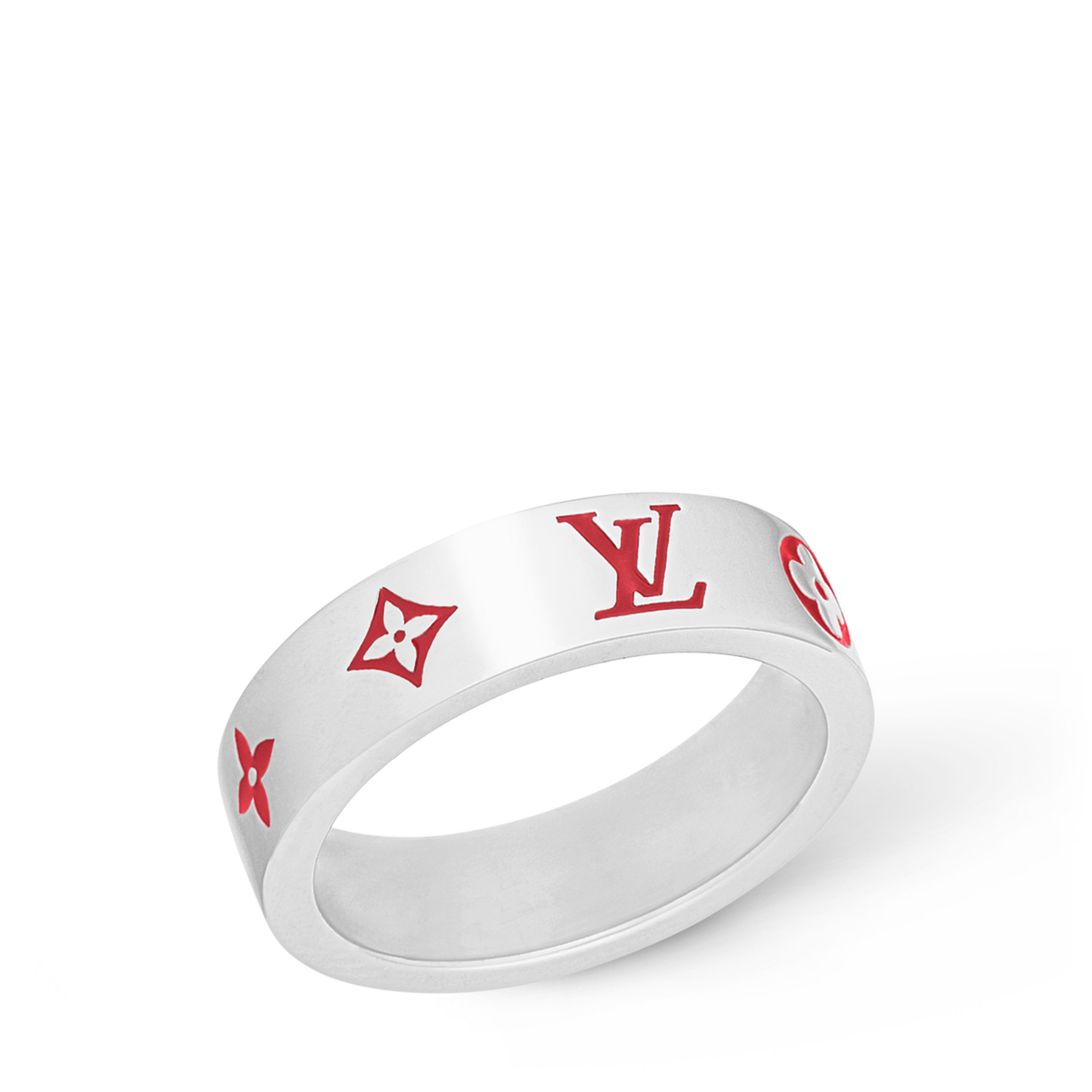Anillo fino LV Mosaic S00 Hombre Joyería Anillos | LOUIS VUITTON (Zoom de producto)