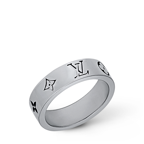 Anillo fino LV Mosaic S00 Hombre Joyería Anillos | LOUIS VUITTON (Zoom de producto)