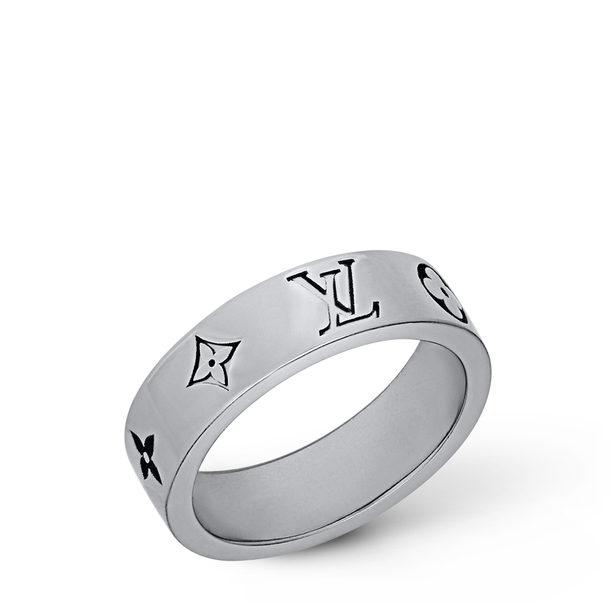 Anillo fino LV Mosaic S00 Hombre Joyería Anillos | LOUIS VUITTON (Zoom de producto)