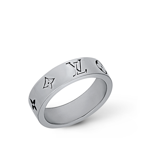 Anillo fino LV Mosaic S00 Hombre Joyería Anillos | LOUIS VUITTON (Zoom de producto)