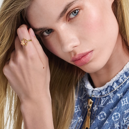 Anillo Flowergram Strass S00 Mujer Bisutería Anillos | LOUIS VUITTON (Zoom de producto)