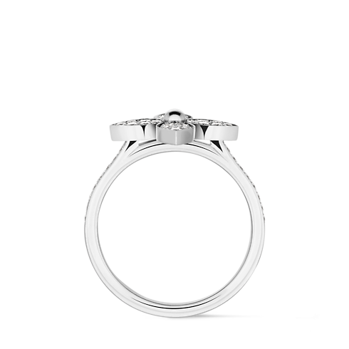 Anillo Idylle Blossom de oro blanco y diamantes Joyería Categorías Joyería | LOUIS VUITTON (Zoom de producto)
