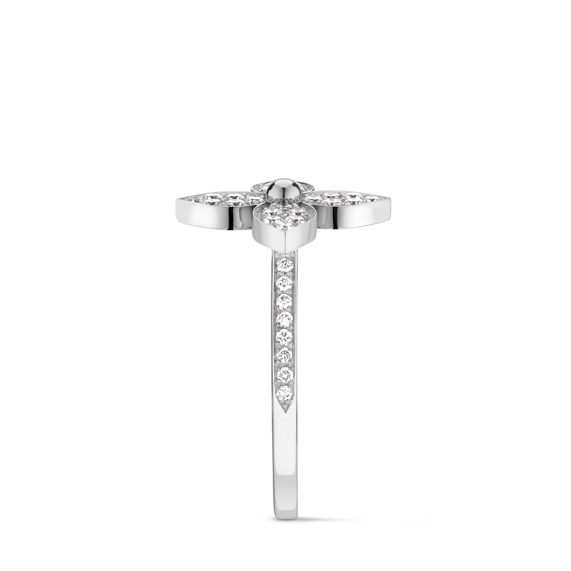 Anillo Idylle Blossom de oro blanco y diamantes  Joyería Categorías Joyería | LOUIS VUITTON (Zoom de producto)
