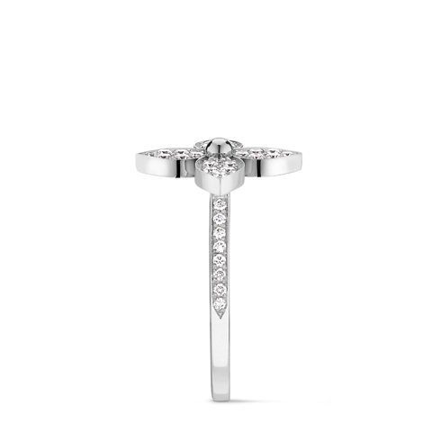 Anillo Idylle Blossom de oro blanco y diamantes Joyería Categorías Joyería | LOUIS VUITTON (Zoom de producto)
