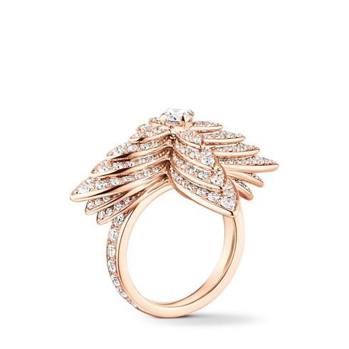 Anillo Idylle Blossom de oro rosa y diamantes Les Extraordinaires Joyería Anillos | LOUIS VUITTON (Zoom de producto)