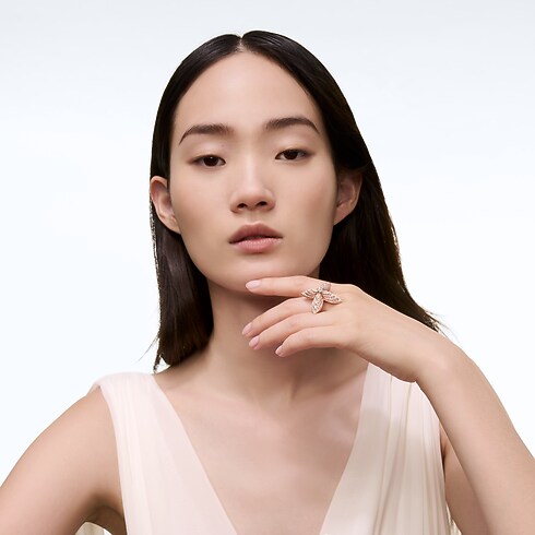 Anillo Idylle Blossom de oro rosa y diamantes Les Extraordinaires Joyería Anillos | LOUIS VUITTON (Zoom de producto)