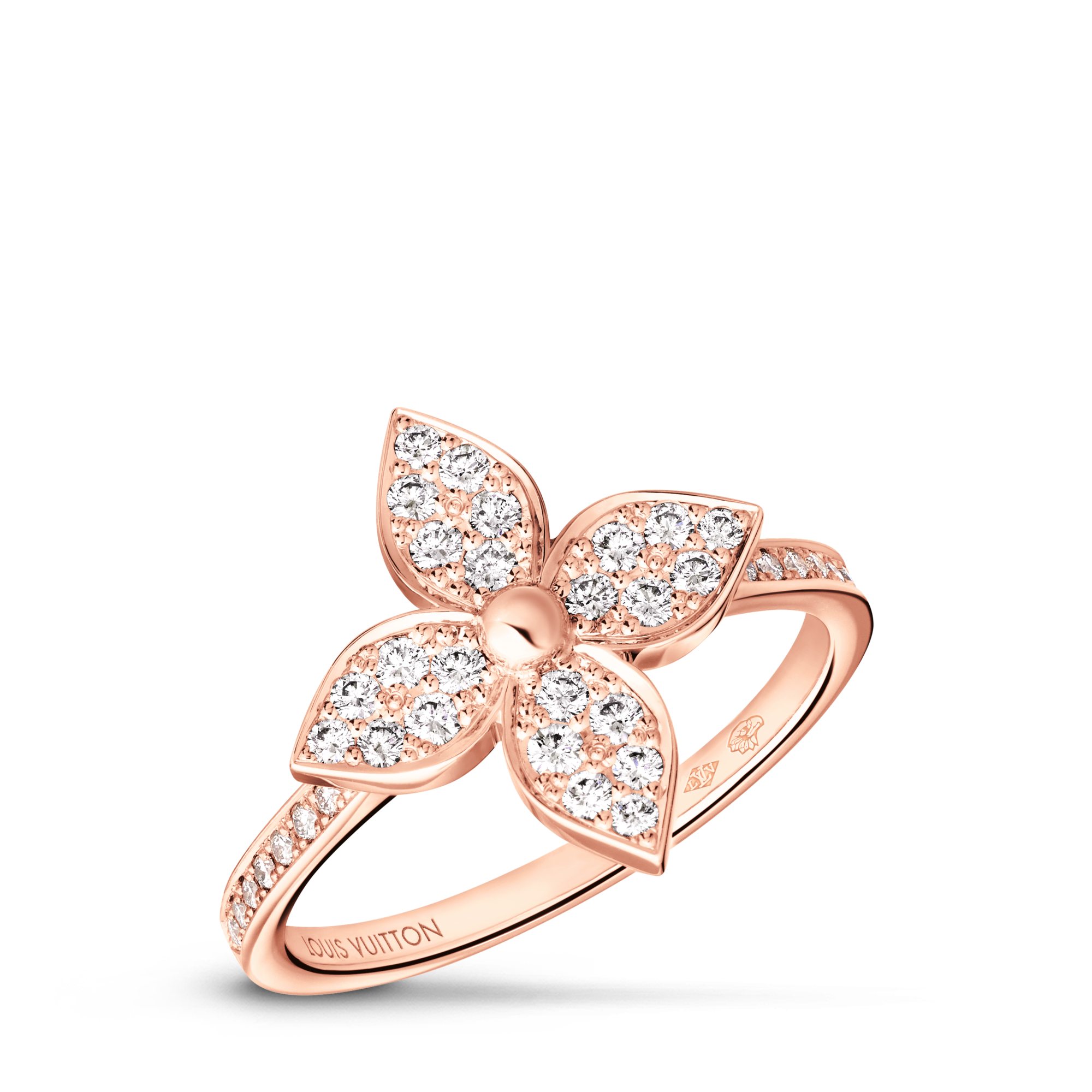 Anillo Idylle Blossom de oro rosa y diamantes  Joyería Categorías Anillos | LOUIS VUITTON (Zoom de producto)