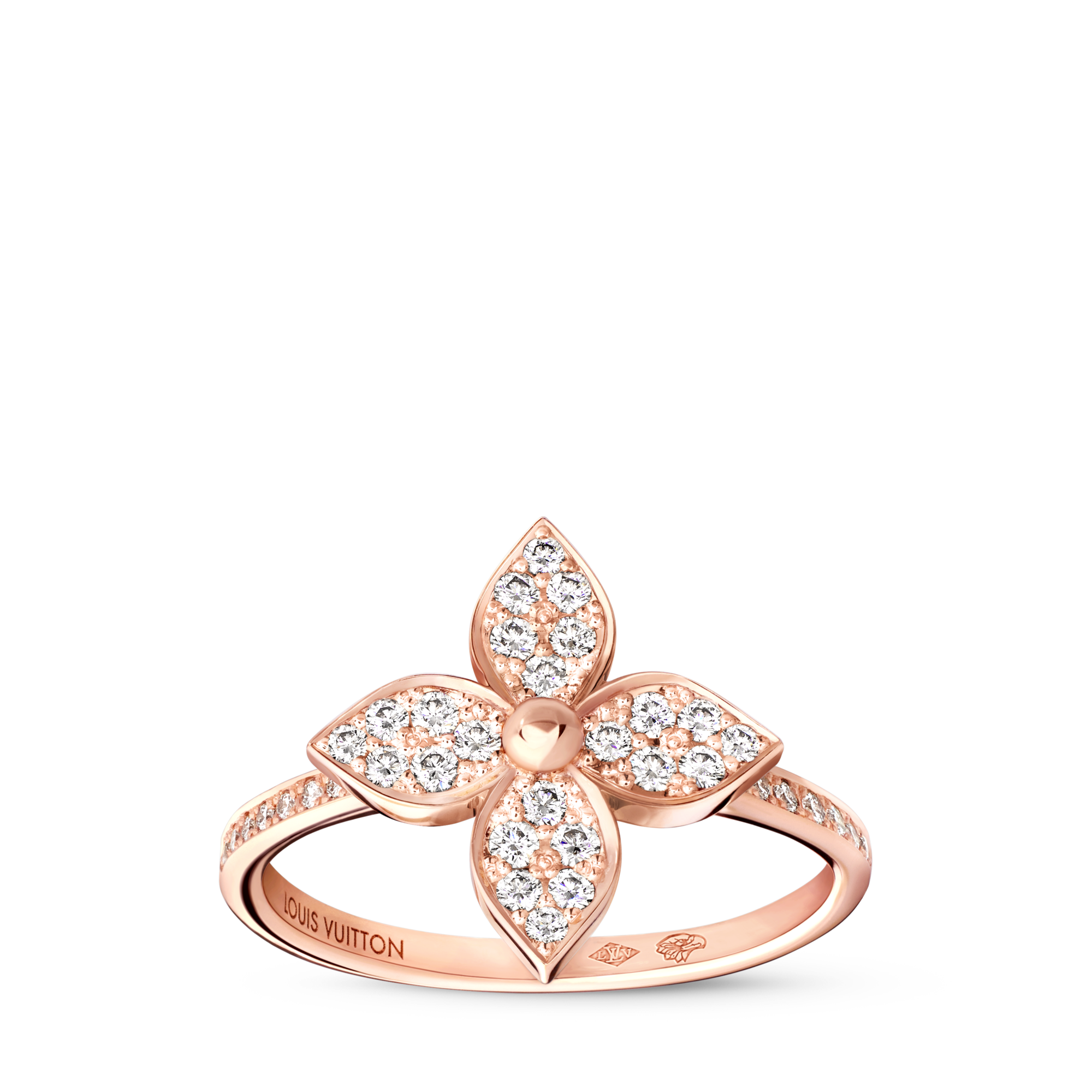 Anillo Idylle Blossom de oro rosa y diamantes  Joyería Categorías Anillos | LOUIS VUITTON (Zoom de producto)