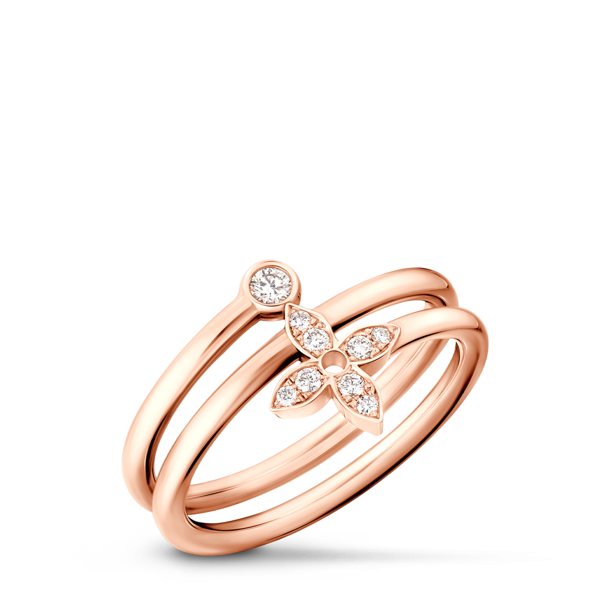 Anillo Idylle Blossom Multi de oro rosa y diamantes  Joyería Categorías Anillos | LOUIS VUITTON (Zoom de producto)