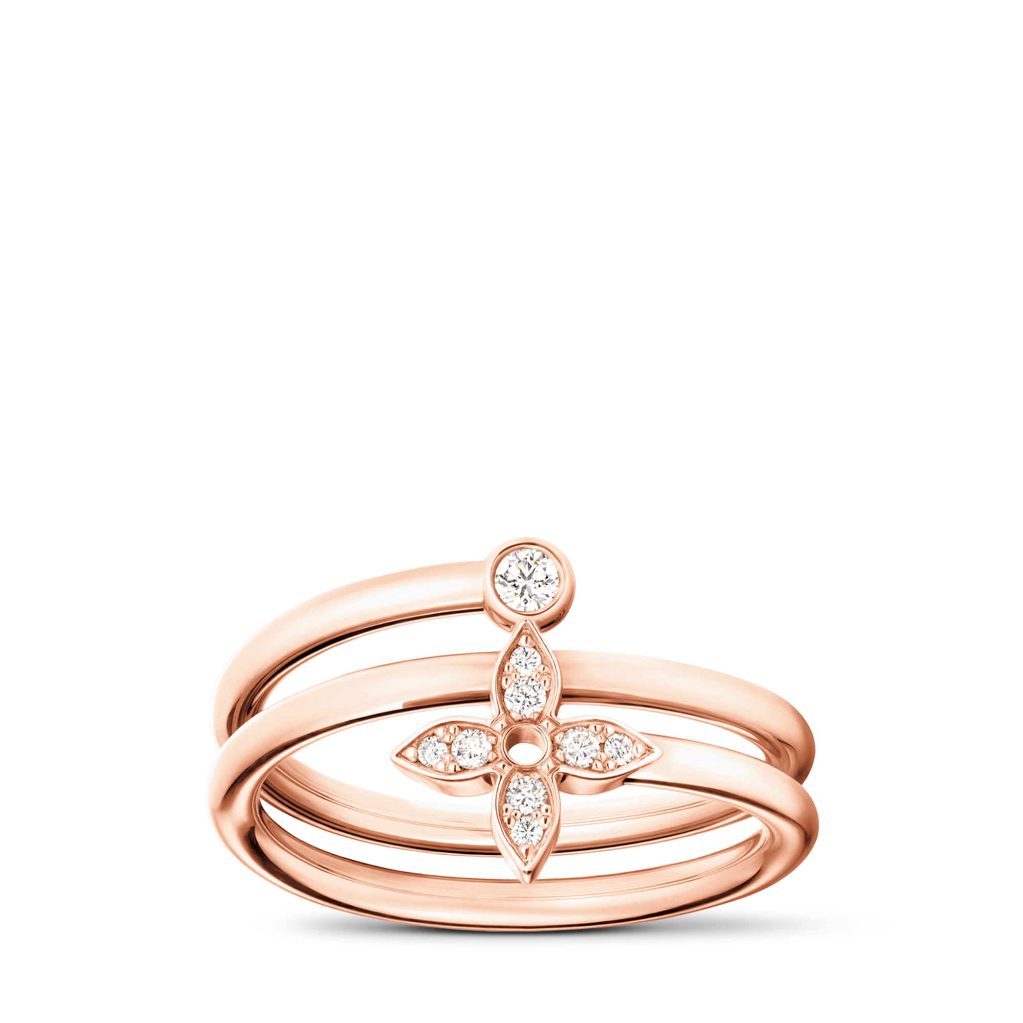 Anillo Idylle Blossom Multi de oro rosa y diamantes  Joyería Categorías Anillos | LOUIS VUITTON (Zoom de producto)