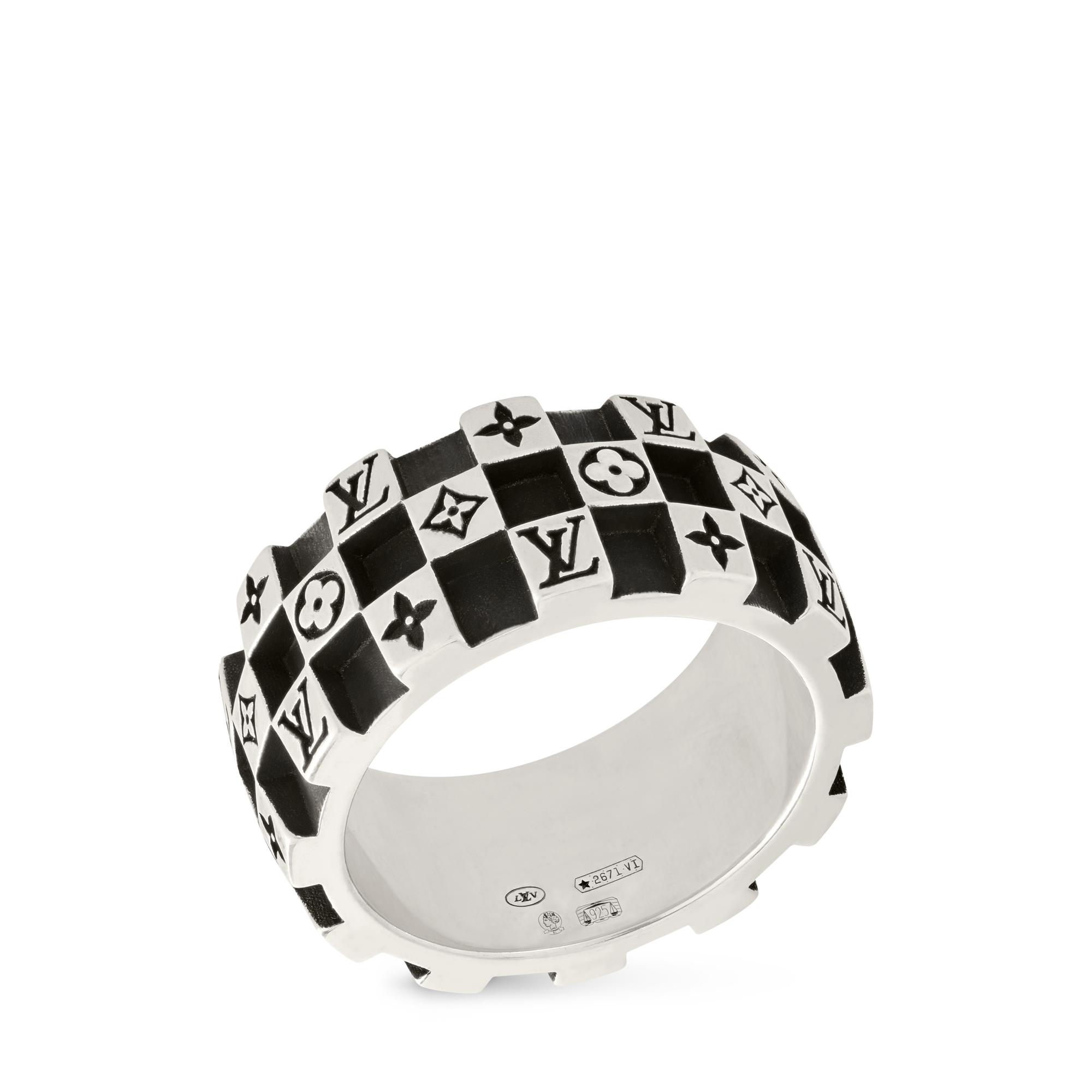 Anillo LV Damier S00 Hombre Joyería Anillos | LOUIS VUITTON (Zoom de producto)