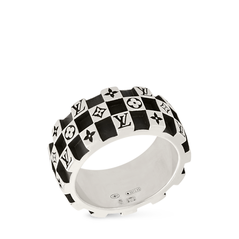 Anillo LV Damier S00 Hombre Joyería Anillos | LOUIS VUITTON (Zoom de producto)