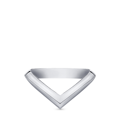 Anillo LV Diamonds V de platino Joyería Categorías Wedding Bands | LOUIS VUITTON (Zoom de producto)