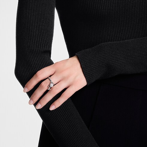 Anillo LV Iconic Louisa Strass S00 Mujer Bisutería Anillos | LOUIS VUITTON (Zoom de producto)