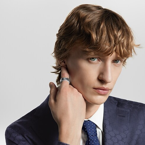 Anillo LV Mosaic S00 Hombre Joyería Anillos | LOUIS VUITTON (Zoom de producto)