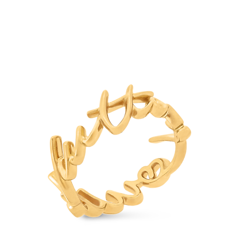 Anillo LV Script S00 Mujer Bisutería Anillos | LOUIS VUITTON (Zoom de producto)