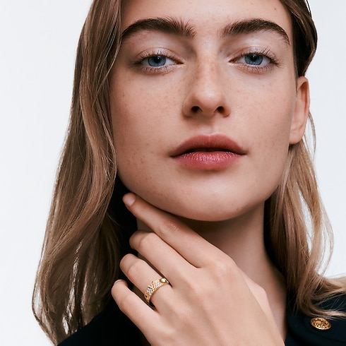 Anillo mediano Empreinte de oro amarillo y diamantes Joyería Categorías Joyería | LOUIS VUITTON (Zoom de producto)