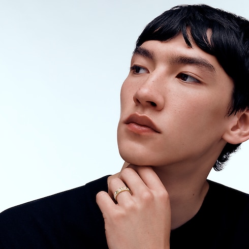 Anillo mediano Empreinte de oro amarillo y diamantes Joyería Categorías Joyería | LOUIS VUITTON (Zoom de producto)