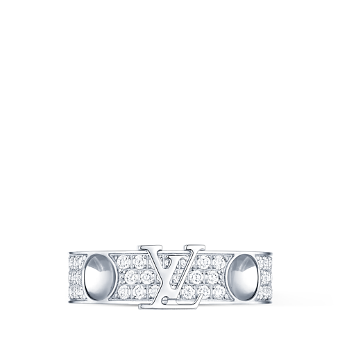 Anillo mediano Empreinte de oro blanco y diamantes Joyería Categorías Anillos | LOUIS VUITTON (Zoom de producto)